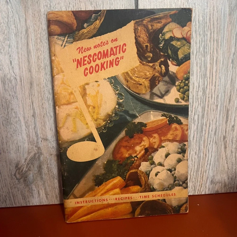 Vtg Nesco Nescomatic Cooking Recipe Book Instruction Manual Model 125 Roaster